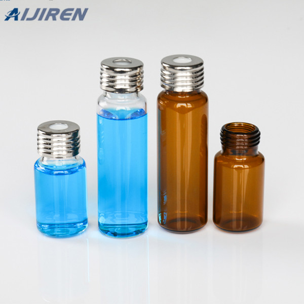 High quality 20ml amber with flat bottom for lab test for sale